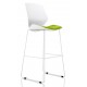 Florence Bespoke White Frame High Stool